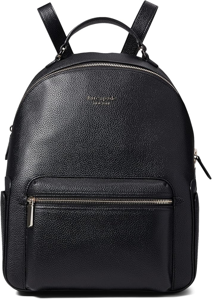 Kate Spade New York Hudson Pebble Pebbled Leather Large Backpack Black One Size | Amazon (US)