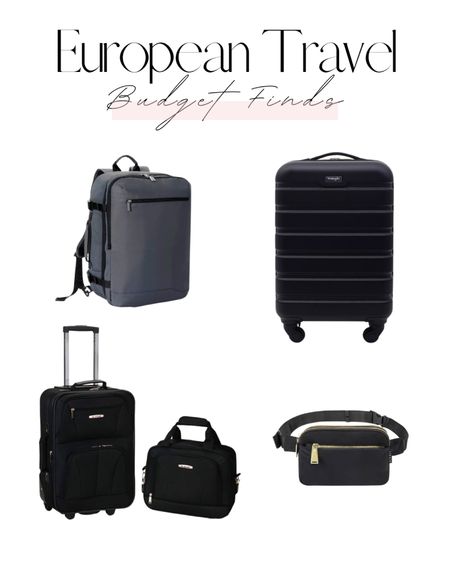 Budget travel finds! All of these travel bags are $50 or under and fit the strict carryon dimensions for European travel!

#LTKfindsunder50 #LTKtravel