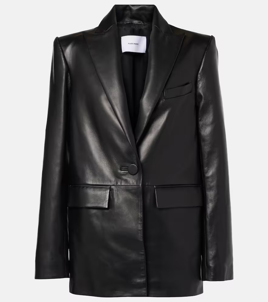 Alex Perry Oversized leather blazer | Mytheresa (US/CA)