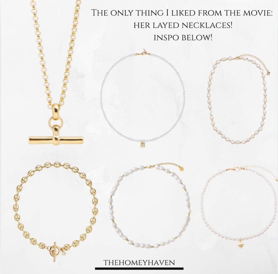 The only thing I liked from the devil wears Prada 2 movie was Andy’s layered necklaces so I went looking for some similar looks because hers are around $30,000…you’re welcome…


Particularly like the 4th one I linked…on sale for $20 today😉

I linked drom several retailers so try a few more of the links below!


Good t bar necklaces, pearl necklaces, summer outfits, date night, workwear, work outfits, summer jewelry, trending jewelry, Amazon finds, banan republic, pearl necklaces, Mother’s Day gift ideas, summer looks, Anne Hathaway looks, on trend outfits, travel outfits, travek looks, on trend necklaces 

#LTKWorkwear #LTKdayinmylife #LTKootd