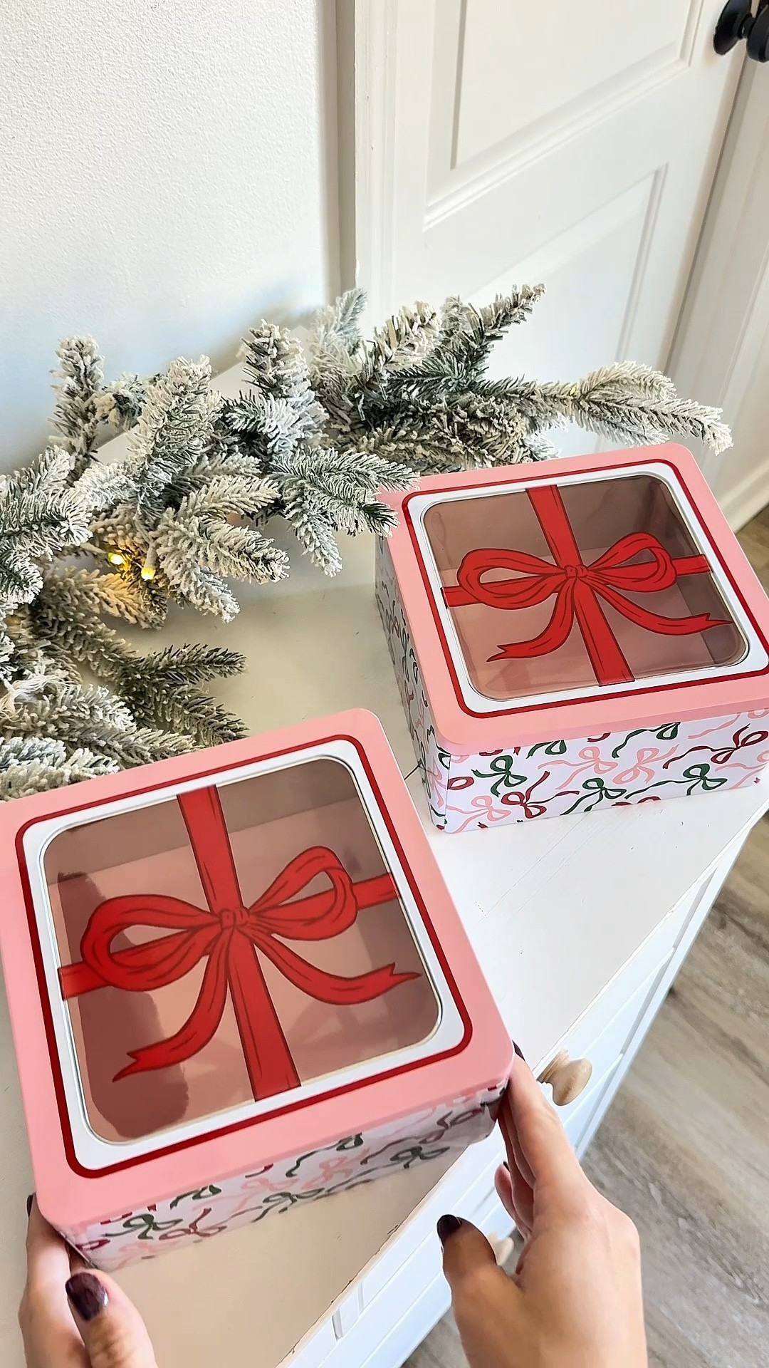 Pink DIY Christmas gift boxes 

#LTKSeasonal #LTKHoliday #LTKGiftGuide