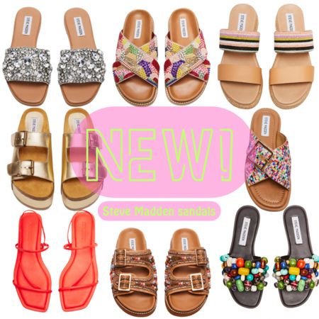 ALL NEW sandals by Steve Madden!! I love all the embellishments!! 

#LTKshoecrush #LTKstyletip