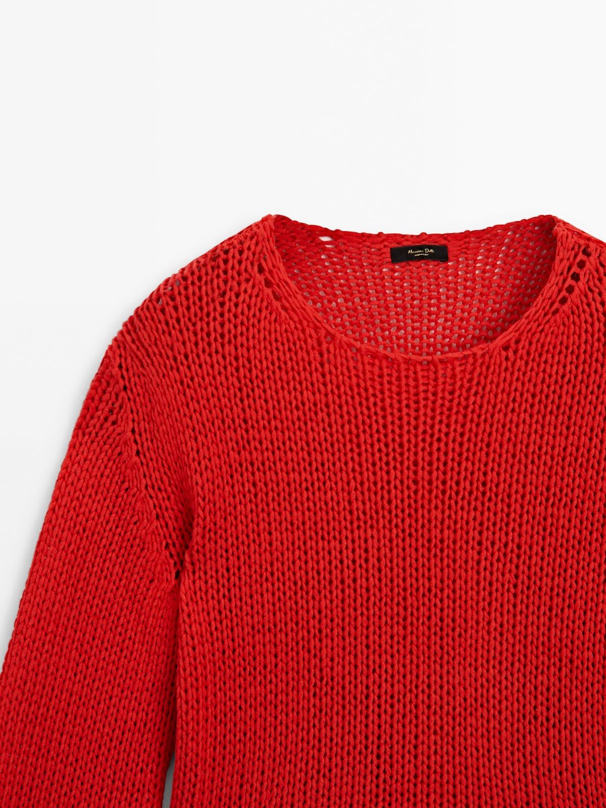 Crew neck knit sweater | Massimo Dutti (US)