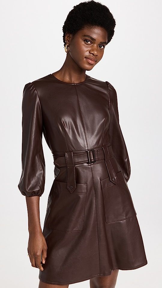 Broome Faux Leather Dress | Shopbop