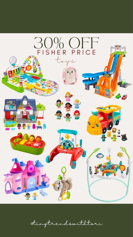 30% off fisher price toys today at target

Gifts for baby, gifts for toddler, baby girl, baby boy, toddler girl, toddler boy, Christmas gift ideas

#LTKkids #LTKbaby #LTKGiftGuide