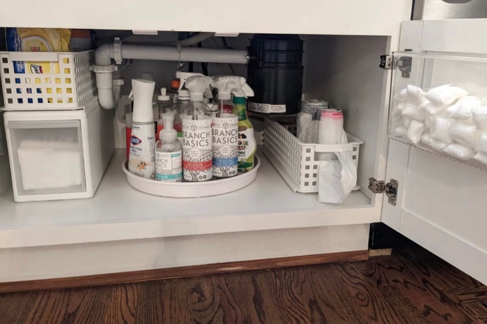 Keep the clutter at bay with these under the sink organizing stars! 🤩bathroom, laundry, or kitchen these cabinet space savers are a must have! 

#LTKhome #LTKfamily #LTKstyletip