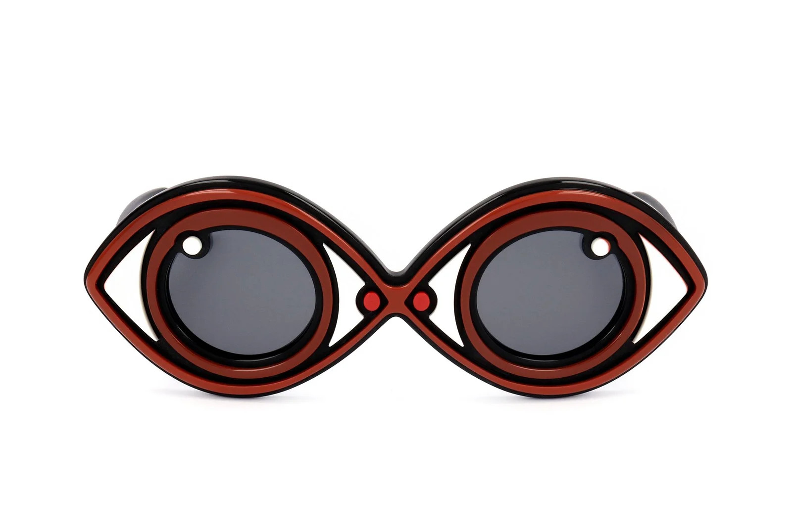 Linda Farrow X Yazbukey Eye Frame Sunglasses | Cettire Global