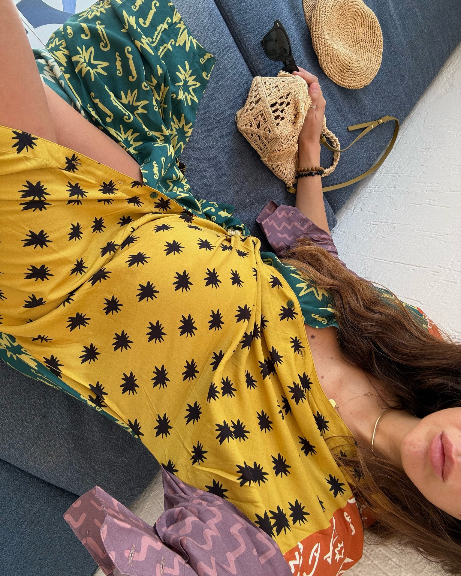 A good printed dress 👌🏼🧡