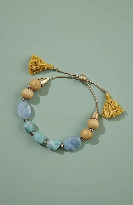 Exotic Blues Beaded Bracelet | J. Jill