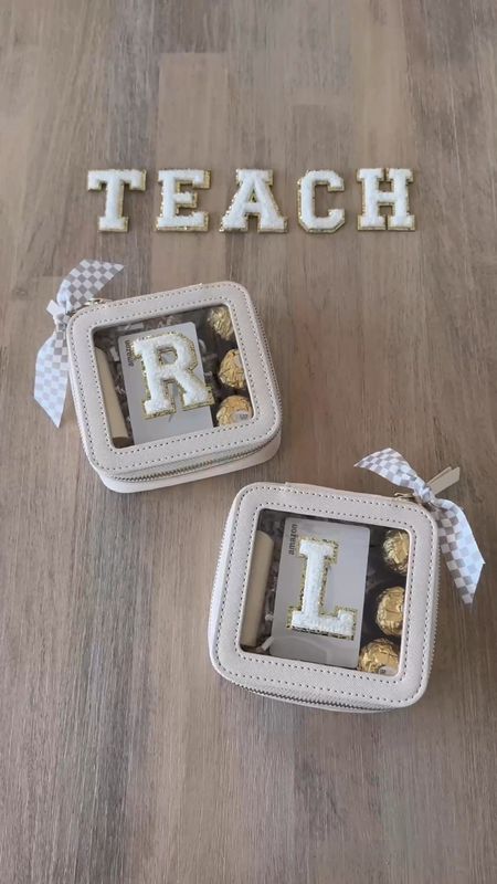 Teacher gift idea you can customize for different budgets 🤍✏️✨
(Linking cute ribbon options here but mine is from hobby lobby)

#teachergift #teacherappreciation #giftidea #giftinspo #pouch #letterpouch #giftforteachers 

#LTKSeasonal #LTKfindsunder50 #LTKGiftGuide