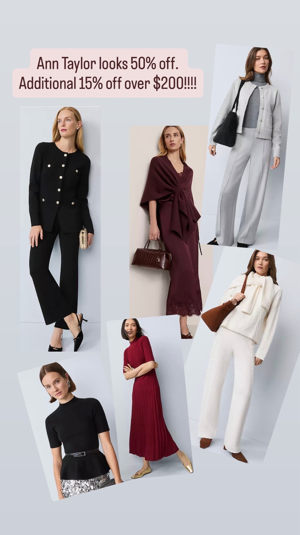 Beautiful Ann Taylor pieces for weekday & weekends! 
Don’t miss this sale!!! 

#LTKCyberWeek #LTKgrwm #LTKootd