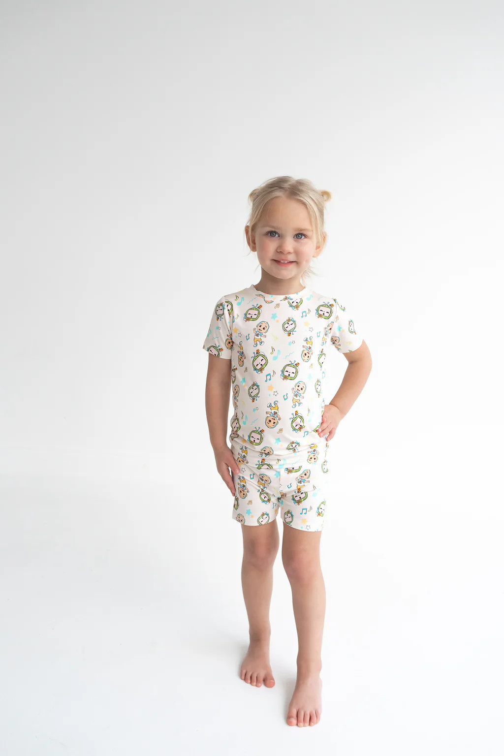Dream Big Little Co x CoComelon JJ MUSICAL MELON DREAM SHORT SET | Dream Big Little Co.