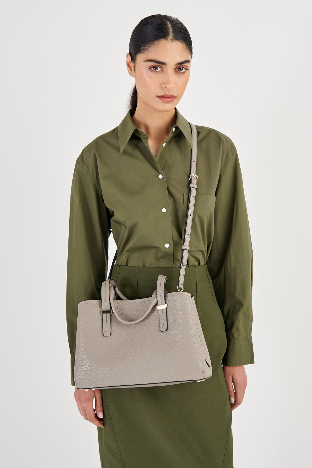 Anika Small Day Bag - Oyster | Oroton | Oroton