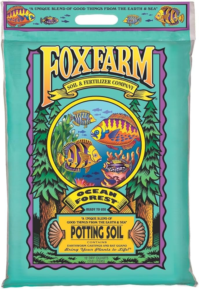 FoxFarm Ocean Forest Potting Soil, 12qt – Light, Aerated Texture, Designed for All Container Pl... | Amazon (US)