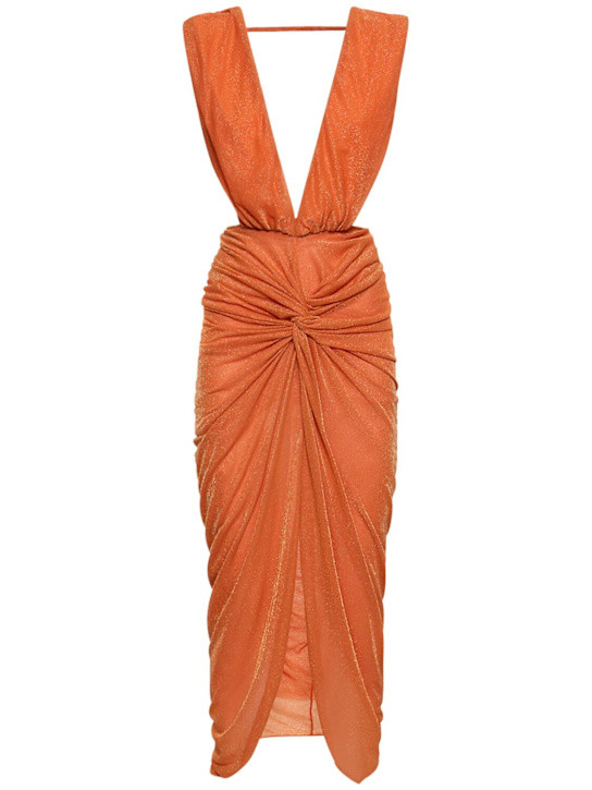 Mia stretch jersey midi dress | Luisaviaroma