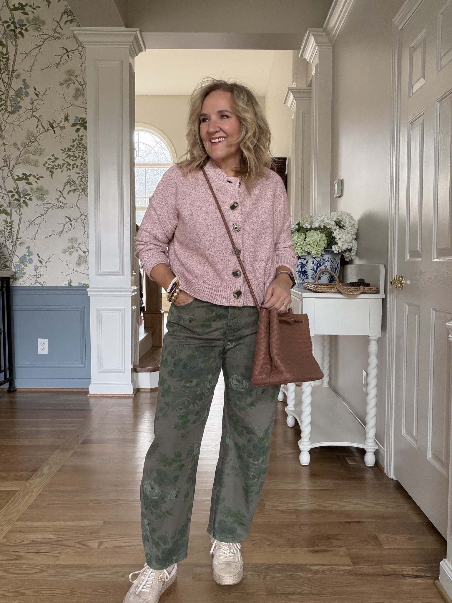 Pink cotton sweater restocked! Size medium 
Jeans size 29 reg
Espadrilles sneakers found on discount! 
New Allie & Bess pieces 25% off code NANETTE25

#LTKFindsUnder50 #LTKSaleAlert #LTKOver40