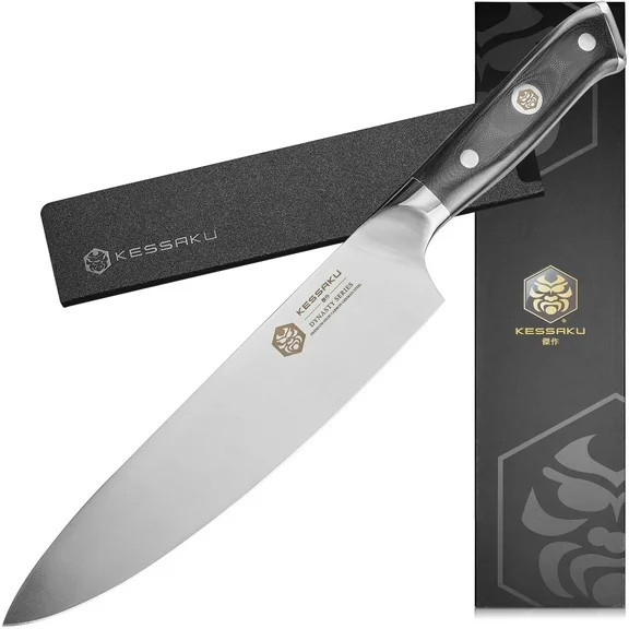 Kessaku Chef Knife - 8 inch - Dynasty Series - Razor Sharp Kitchen Knife - Forged ThyssenKrupp Ge... | Walmart (US)