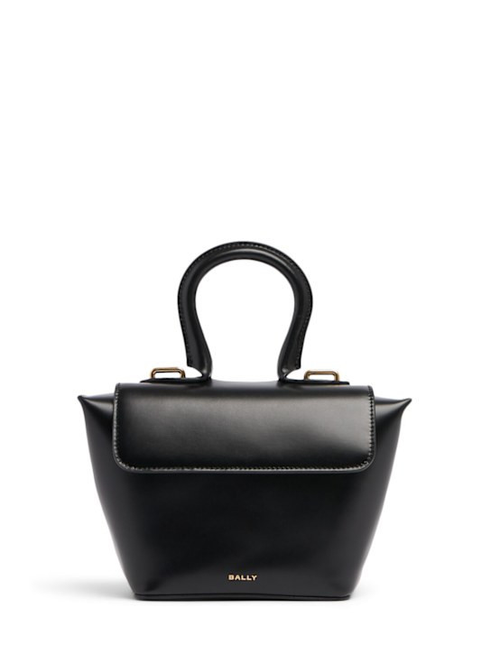 Mini Belle leather top handle bag | Luisaviaroma