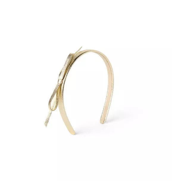 Metallic Bow Headband | Janie and Jack