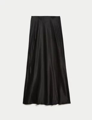 Satin Maxi Slip Skirt | M&S Collection | M&S | Marks & Spencer IE