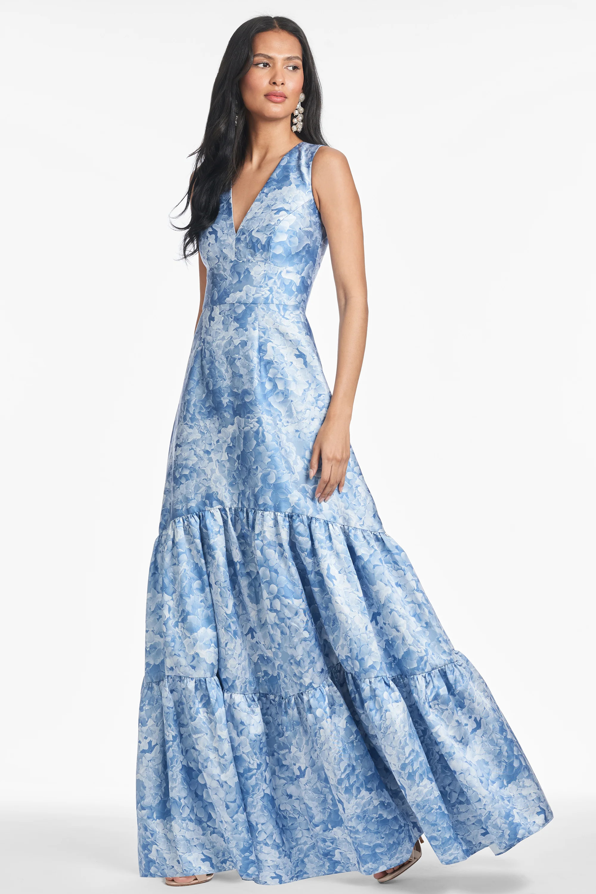 RORI GOWN - HYDRANGEA BLOOMS | Sachin and Babi