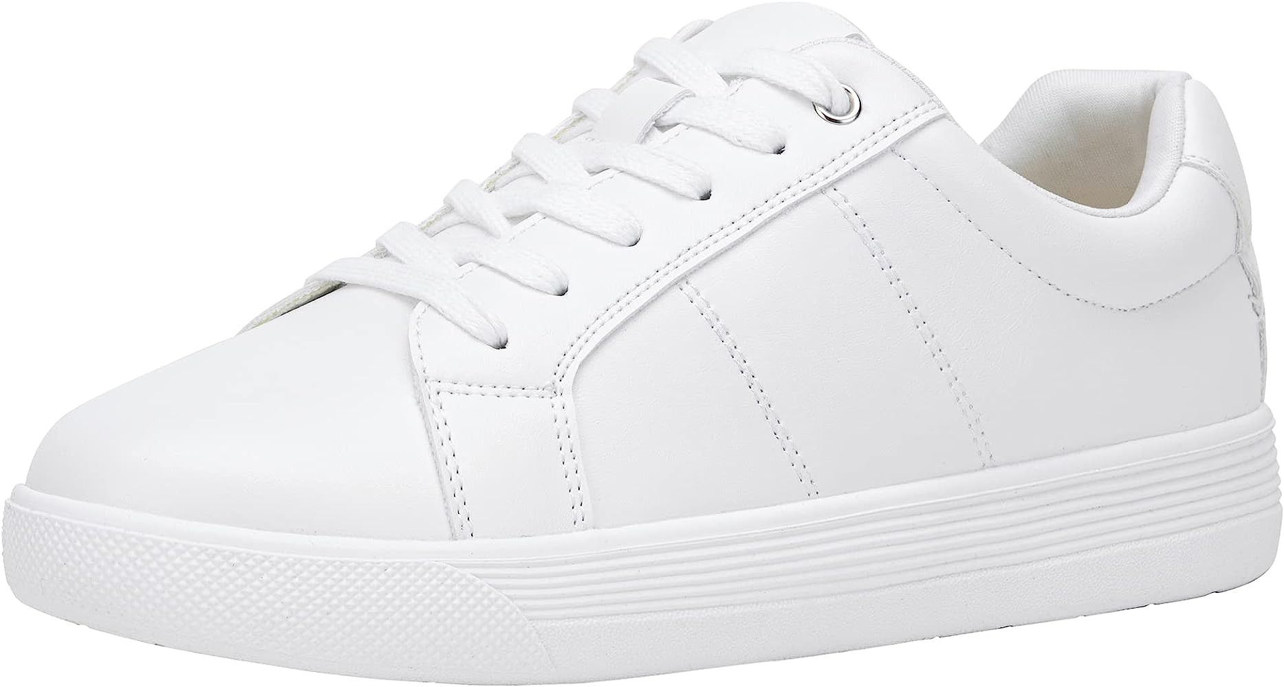 Vepose White Sneakers 8013 Casual Fashion Low Top Comfortable Classic Shoes | Amazon (US)