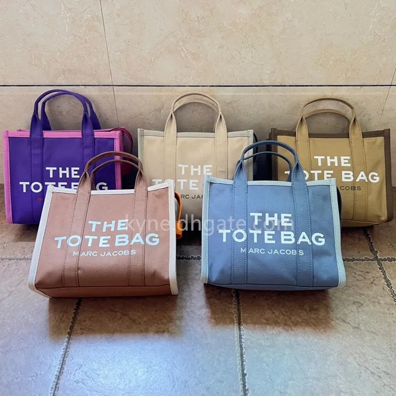 Premium DUPE Bags MARC JACOBS MJ Contrast Canvas Tote Bag Womens Handbag Shoulder Shopping Bag Mi... | DHGate