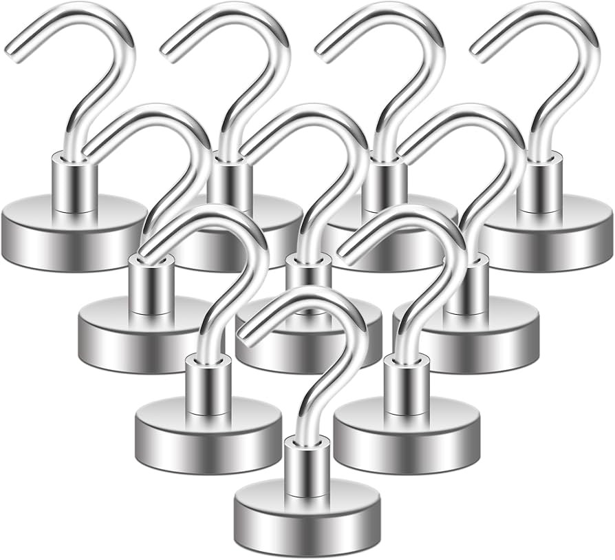 Magnetic Hooks,Cruise Ship Essentials, 20lbs+ Heavy Duty Magnetic Hooks for Cruise Cabins, Refrig... | Amazon (US)