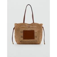 Mango Natural Fibre Shopper Bag | Very (UK)
