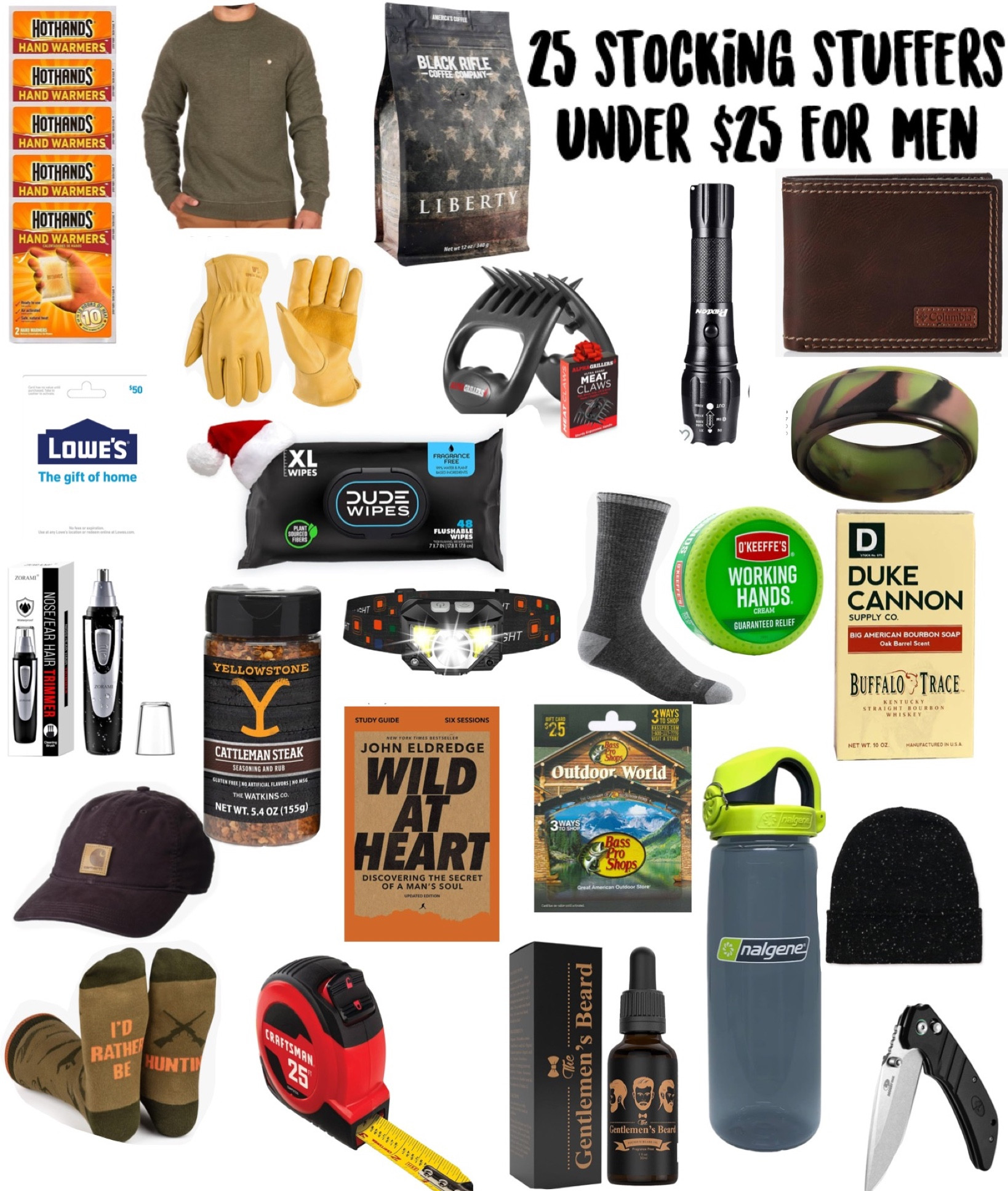 25 stocking stuffers under $25 for men! Stocking stuffer ideas for men! 

#LTKCyberWeek #LTKGiftGuide