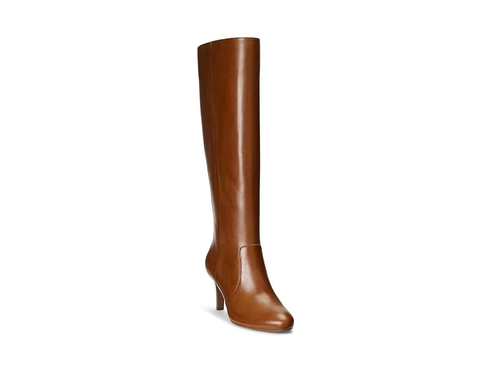 Lauren Ralph Lauren Caelynn Tall Boot (Deep Saddle Tan) Women's Boots | Zappos