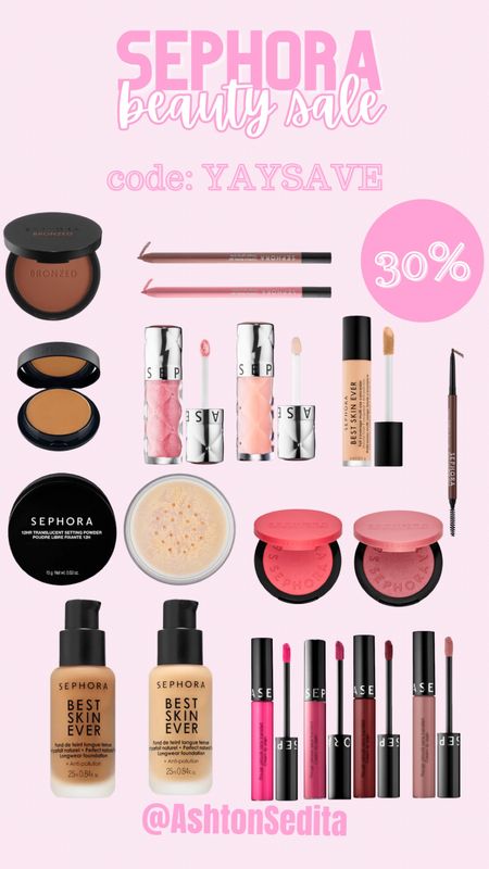 All Sephora Brand products are 30% off! Now until 4/15!! 

#LTKxSephora #LTKbeauty #LTKsalealert