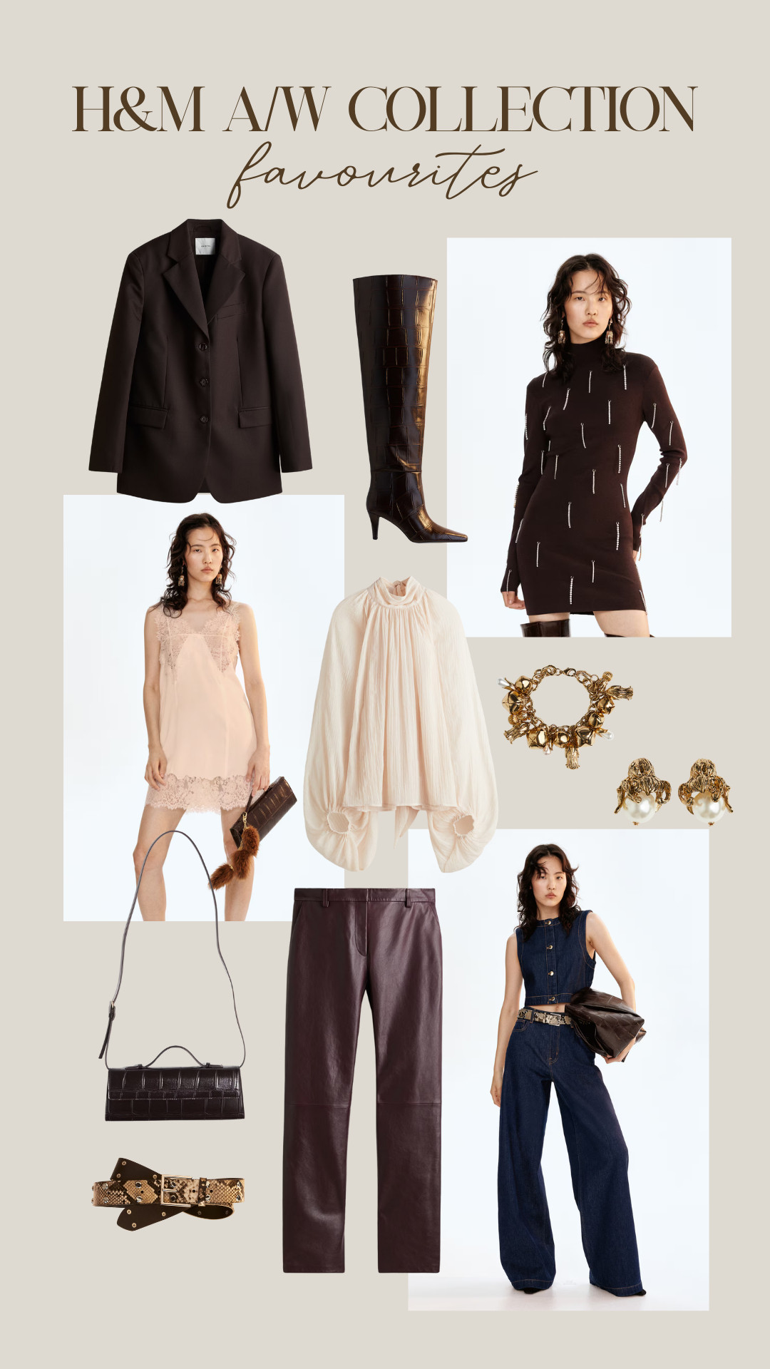 H&M are launching their first A/W 2025 collection today! 

Autumn, outfit inspiration, wool-blend blazer, denim waistcoat, jeans, lace dress, leather trousers, crossbody bag, belt, blazer  

 #LTKuk #LTKautumn #LTKeurope