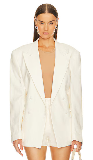 Fernanda Blazer in Ivory | Revolve Clothing (Global)
