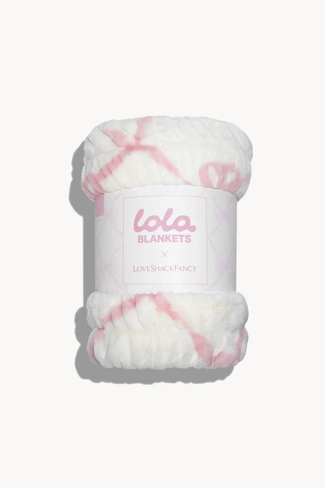Rosy Bows | Lola Blankets
