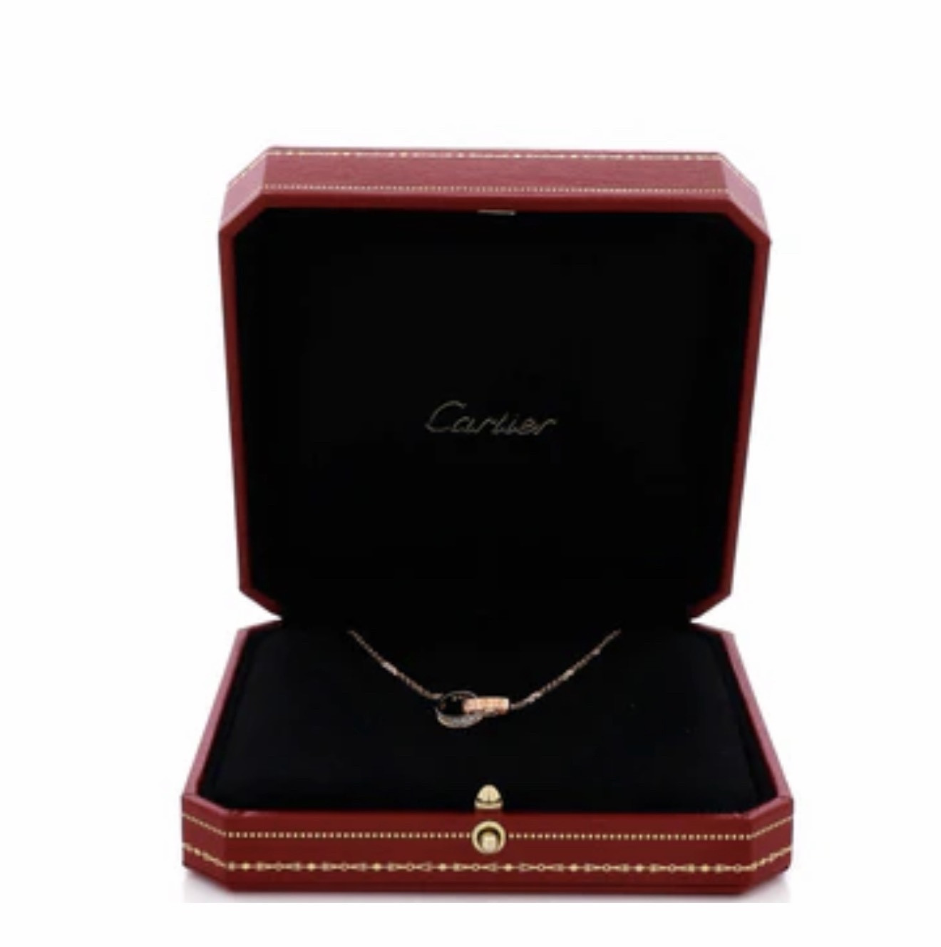 Cartier
Love Interlocking Necklace 18K Rose Gold with Diamonds


#LTKootd #LTKWorkwear #LTKTravel