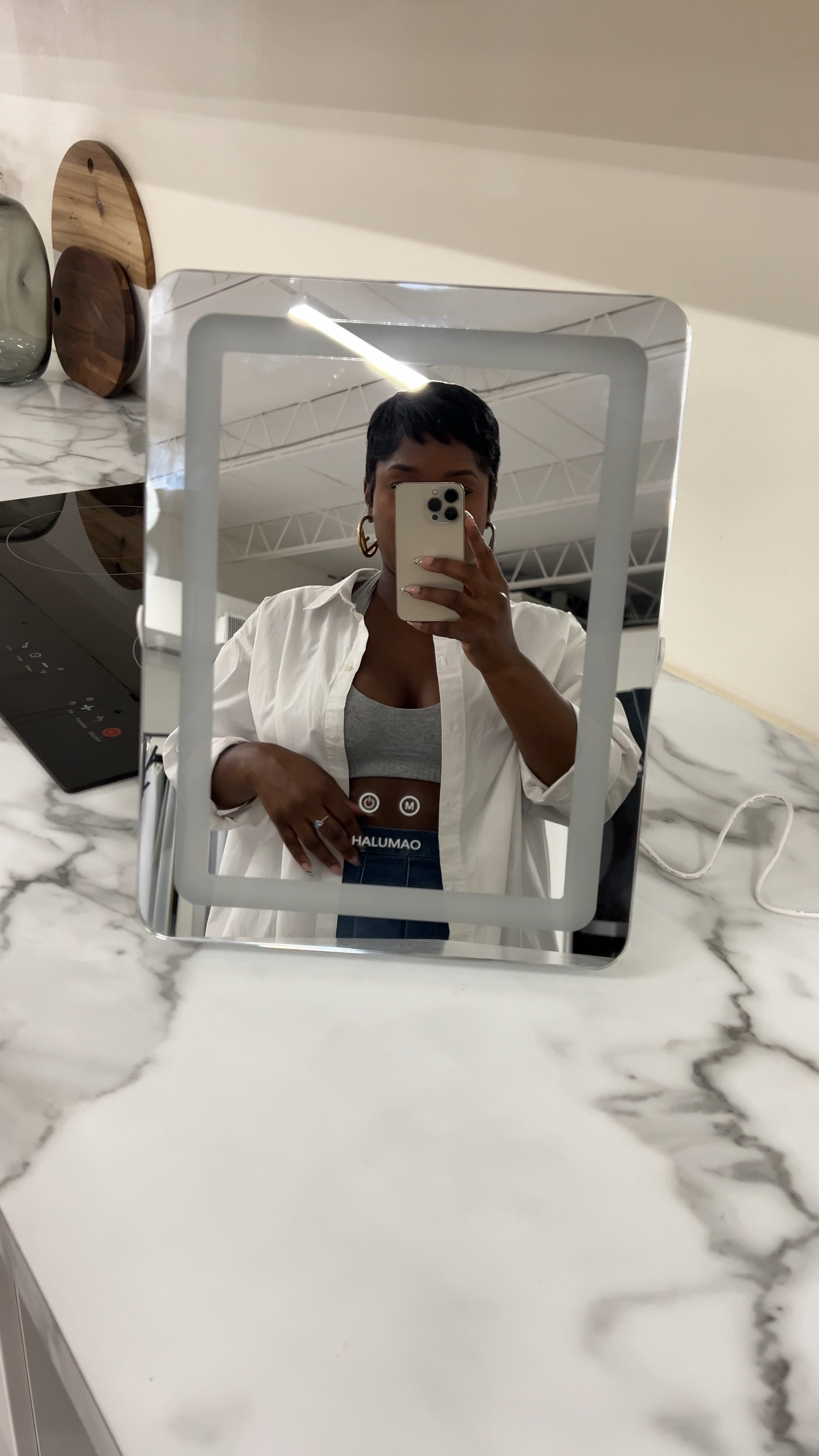 I always need more light when I’m doing my makeup in hotels or at shoots. I’m so happy I came across this portable vanity mirror! It made doing my makeup so easy on the go. 

#LTKSeasonal #LTKFindsUnder50 #LTKStyleTip