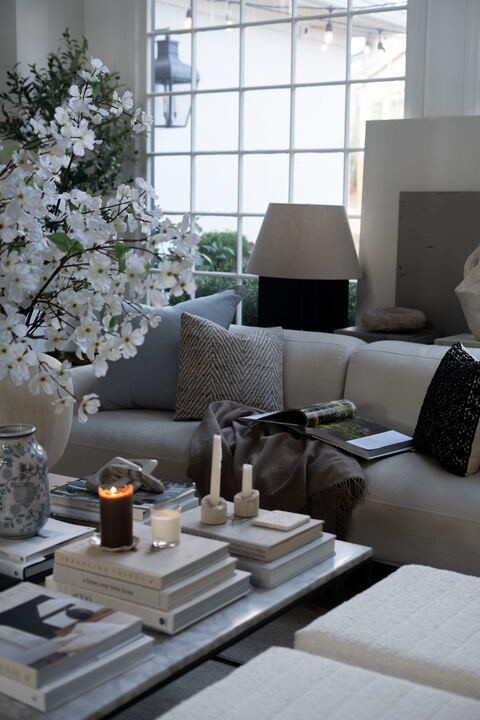 I am absolutely swooning over this space. The tall windows, creamy layers, and those soft blue touches make everything feel fresh and elevated. OMG it is cozy without being cluttered and elegant without trying too hard. EEK this is my forever home inspiration.  

 #LTKSpringSale #LTKSeasonal #LTKHome