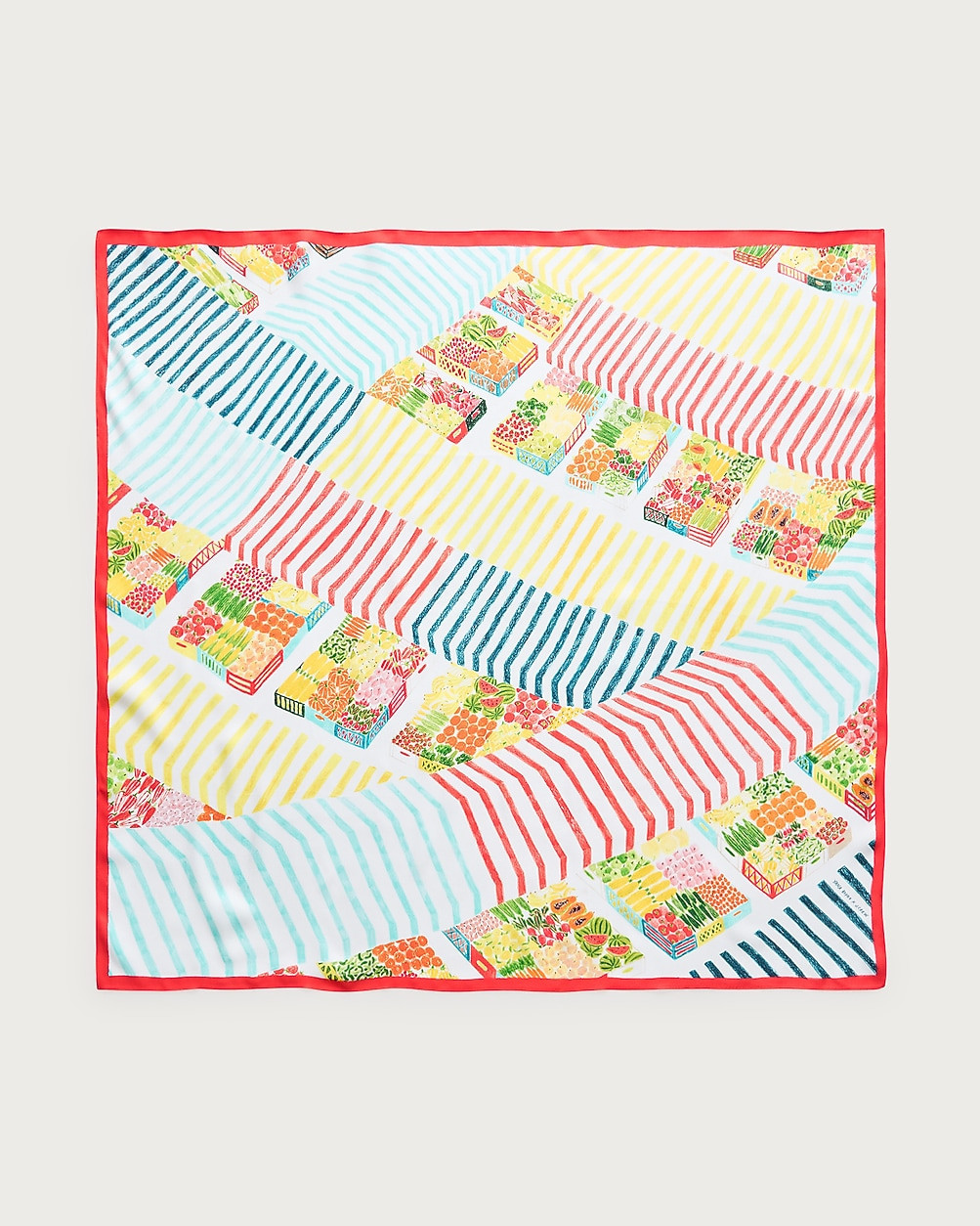 Printed silk scarf | J. Crew US
