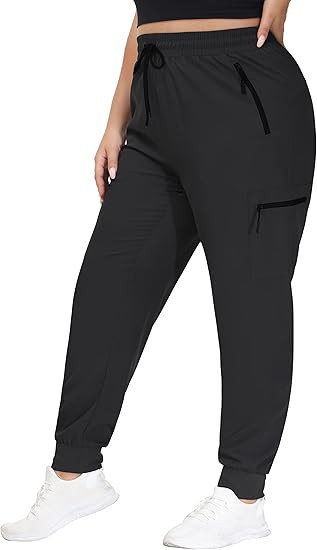 SEKINO Women's Plus Size Hiking Cargo Pants Lightweight Quick Dry Joggers Athletic Workout Outdoo... | Amazon (US)