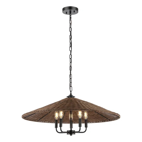 Venie 5 - Light Black Cone Pendant | Wayfair North America