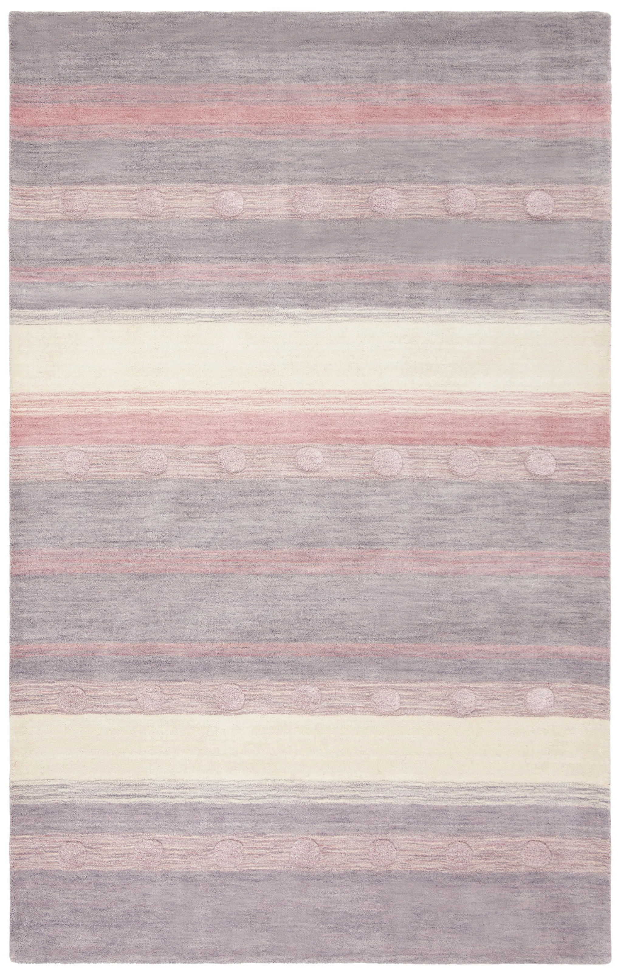Gosselin Hand-Woven Flatweave Wool Light Purple Area Rug | Wayfair North America