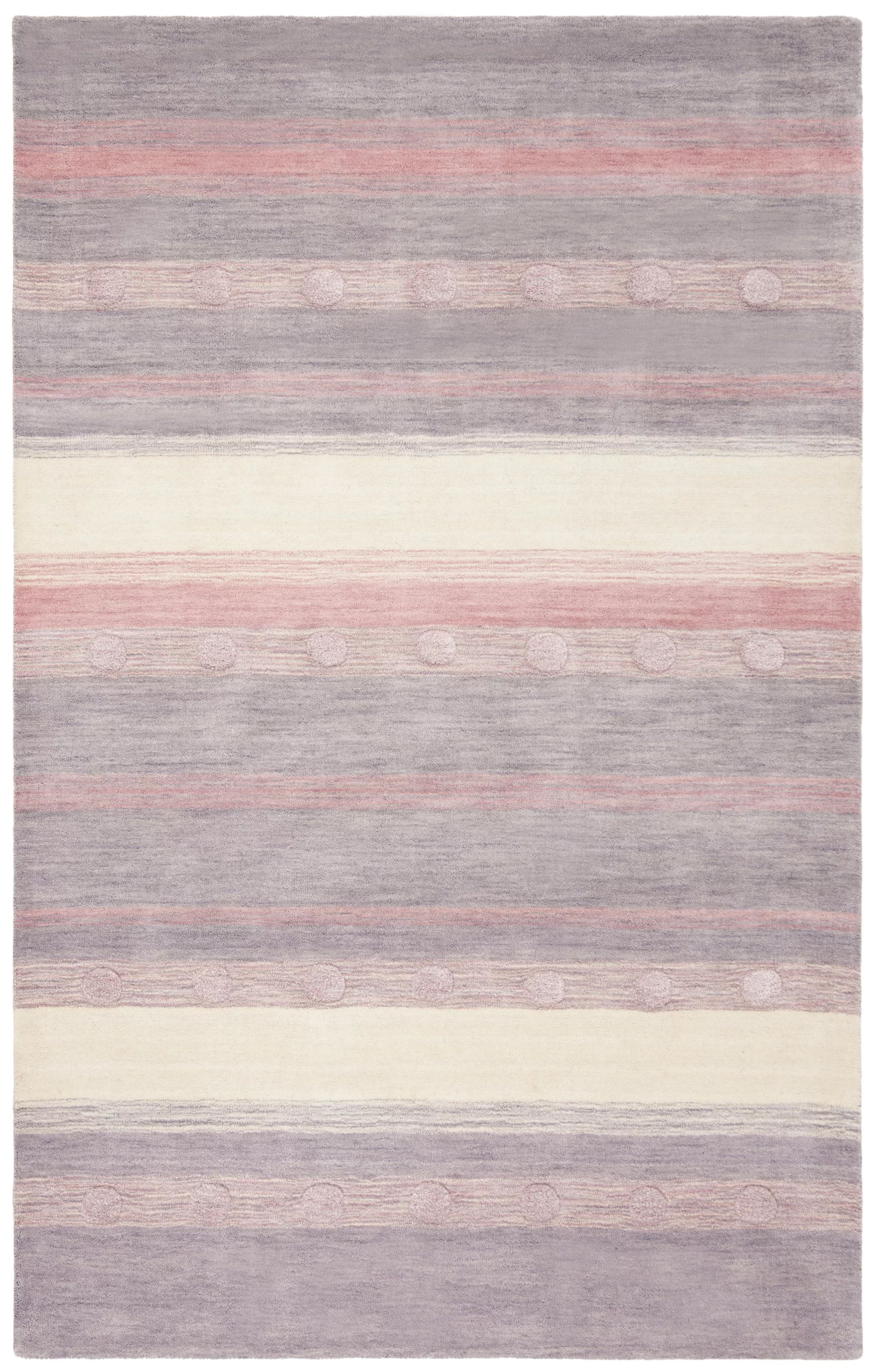 Gosselin Hand-Woven Flatweave Wool Light Purple Area Rug | Wayfair North America