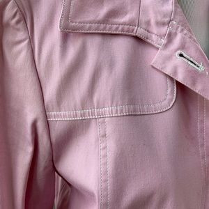 Pink trench style coat | Poshmark