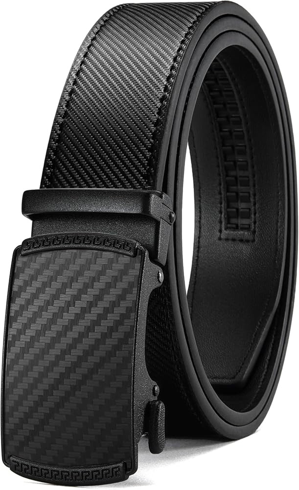 CHAOREN Mens Belt Leather Ratchet Belt - Customizable Fit, Effortless Style (35mm) | Amazon (US)