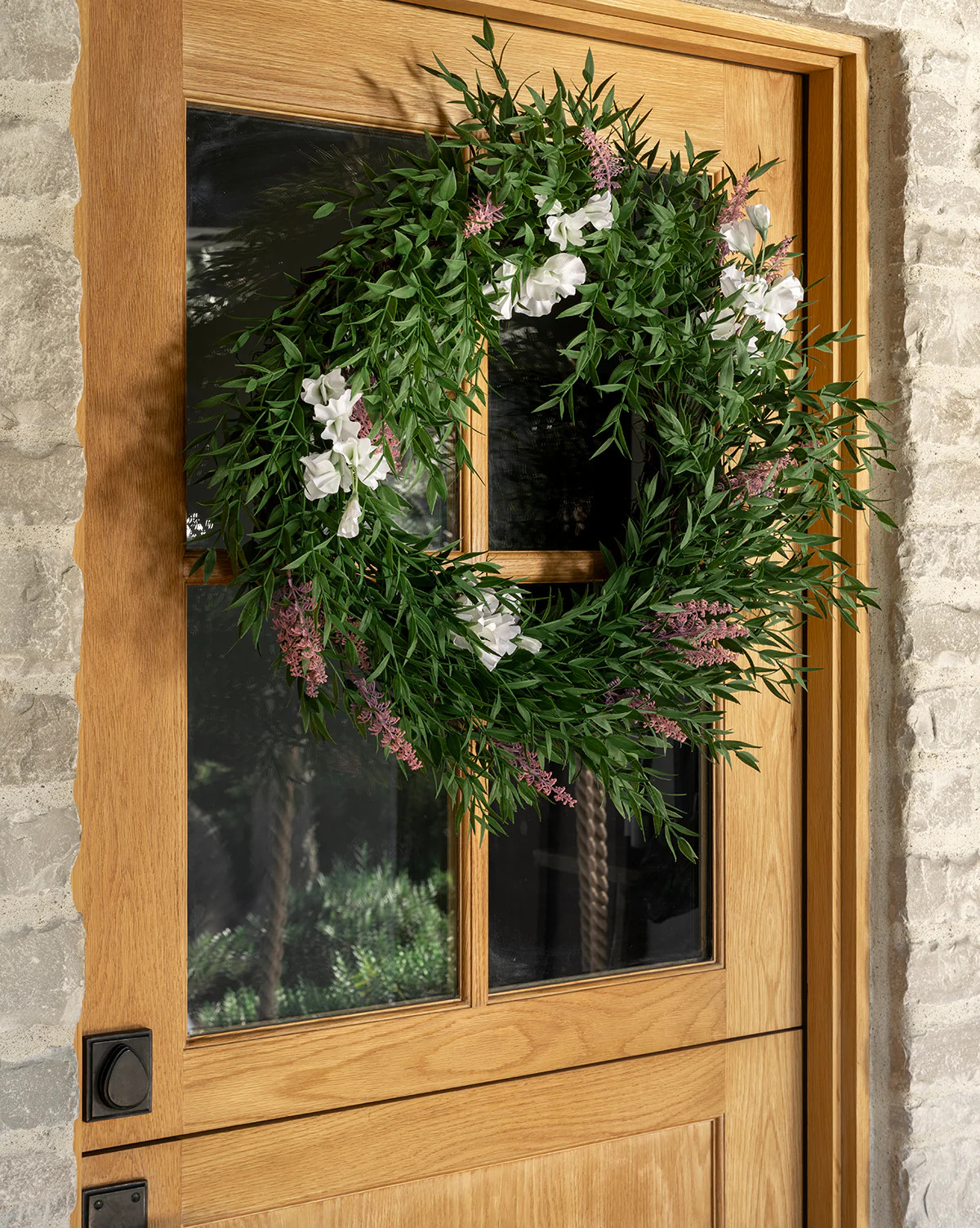 Faux Bamboo & Sweet Pea Wreath | McGee & Co. (US)