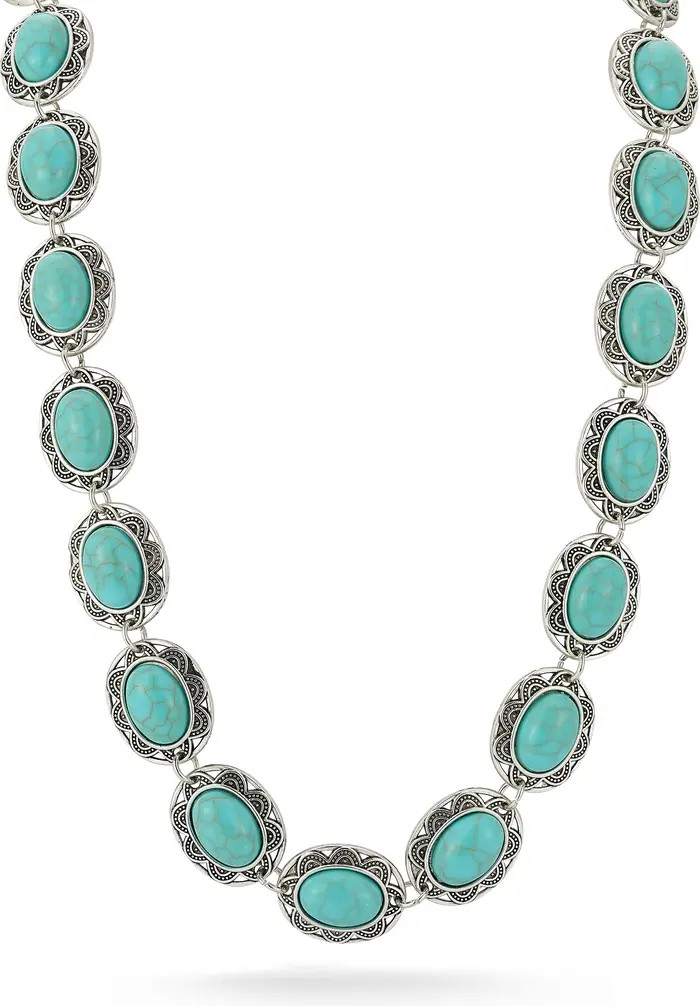 SPHERA MILANO Faux Turquoise Necklace | Nordstromrack | Nordstrom Rack