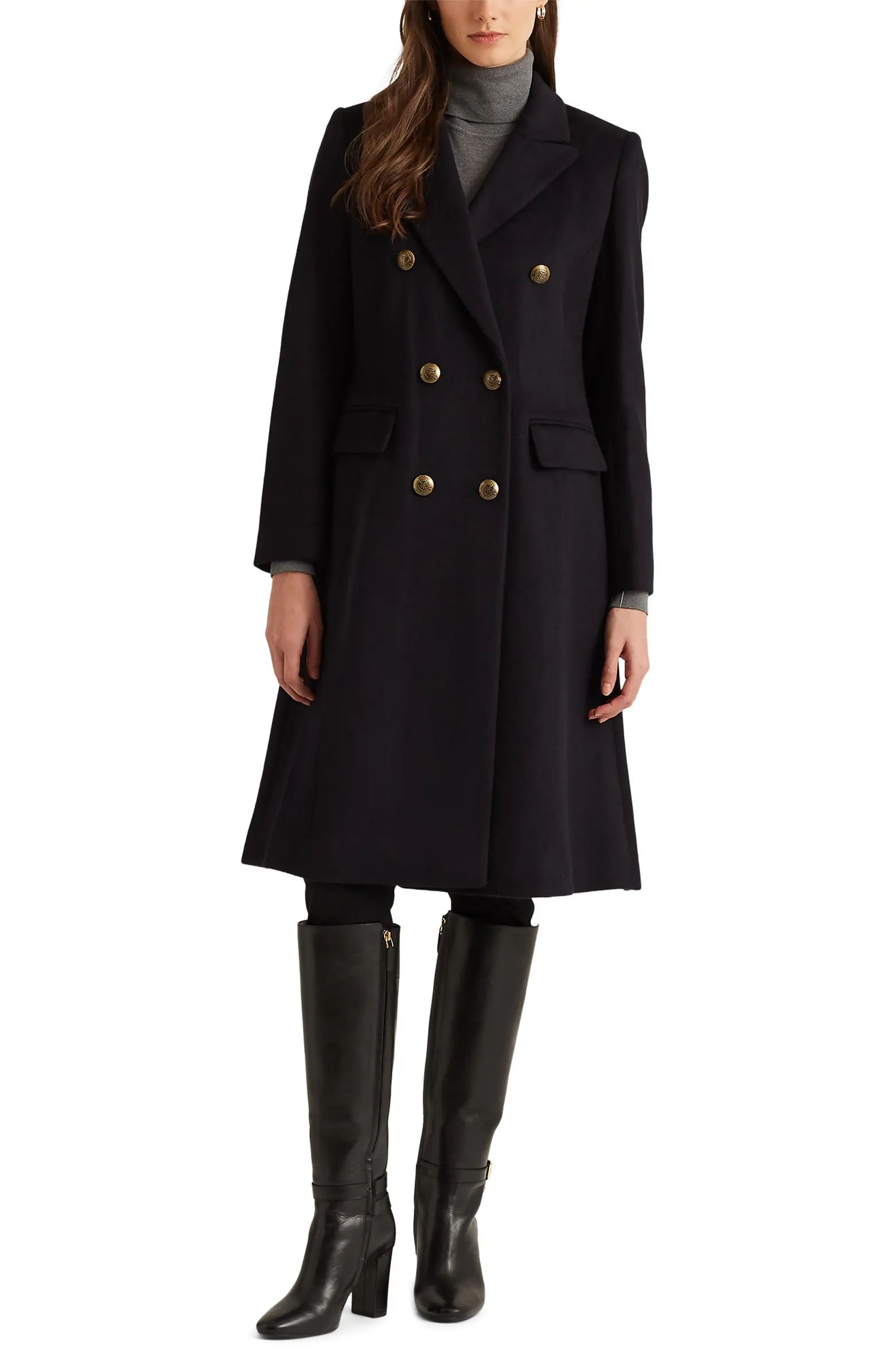 Military Wool Blend Trench Coat | Nordstrom