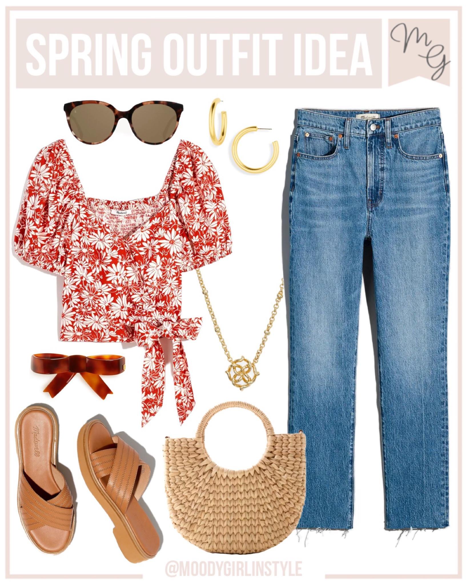 Spring Outfit Idea - Perfect look for your next vacation or brunch on the weekends! #madewell #springinspiration @madewell #springfashion #springweather 

spring style, spring fashion, madewell fashion, madewell vacation, spring vacation, straw bag, summer fashion, denim, madewell style, madewell finds, spring sandals

#LTKSale 

#LTKunder100 #LTKSeasonal #LTKFind #LTKsalealert #LTKstyletip #LTKunder50