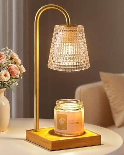 Hong-in Candle Warmer Lamp with Timer Dimmer,Birthday Gifts for Women Mom Sister,House Warming Gi... | Amazon (US)